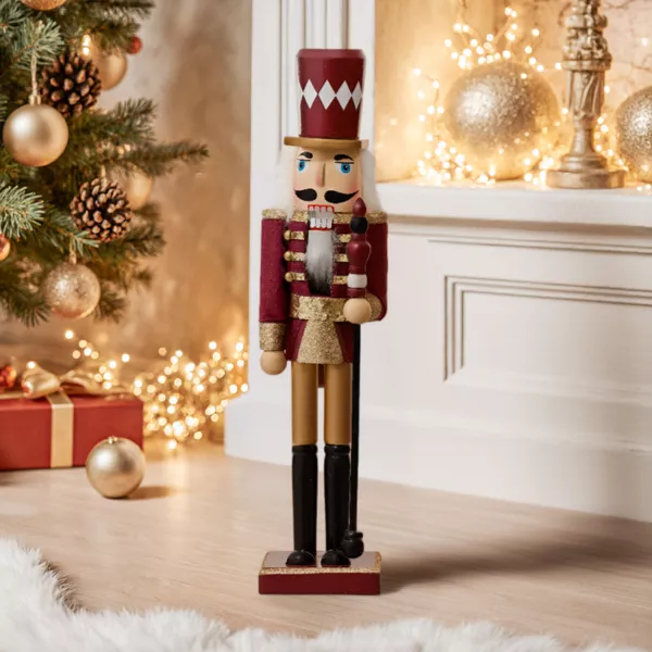 Houten Notenkraker Soldaat (H38 cm) Edouard Imperial Wijnlees