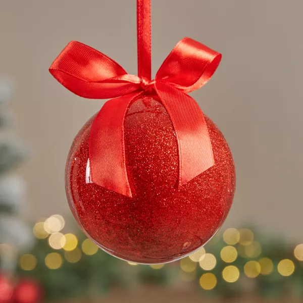 Lot de 14 boules de No�l (D150 mm) Darling Rouge