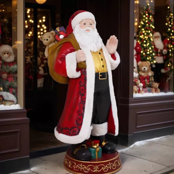 Pap� Noel tradicional Gigante (H170 cm) Ronda de regalos