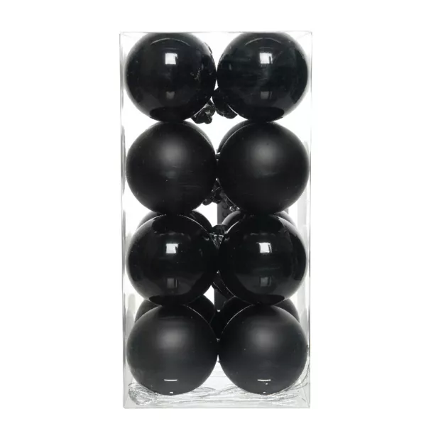 Set di 16 palline di Natale (D40 mm) Aravis Nero
