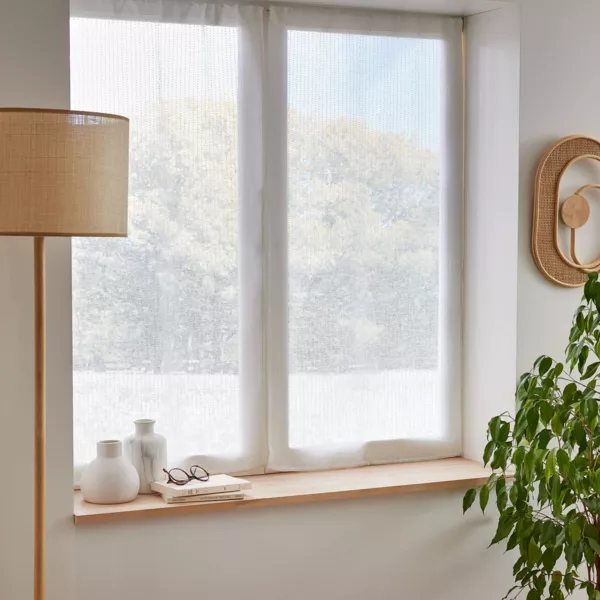 Paar Vorh�nge mit Schlaufen (60 x 120 cm) Arthur Wei�