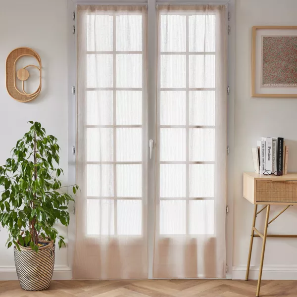Coppia di tende a occhielli (70 x 200 cm) Arthur Beige