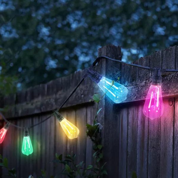 Guirlande de jardin connectable 10 LED (4,5 m) Garden party Multicolore