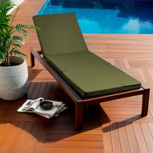 Aftagelig solseng pude (190 x 60 cm) Sunset Khaki
