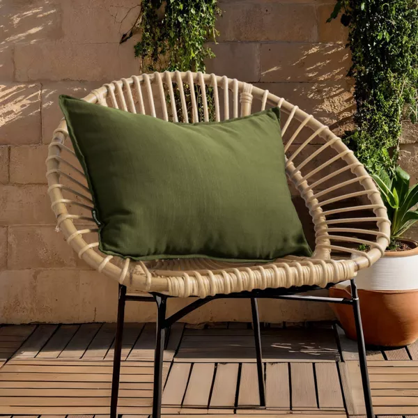 Cuscino da esterno rettangolare (60 x 40 cm) Sunset Verde cachi