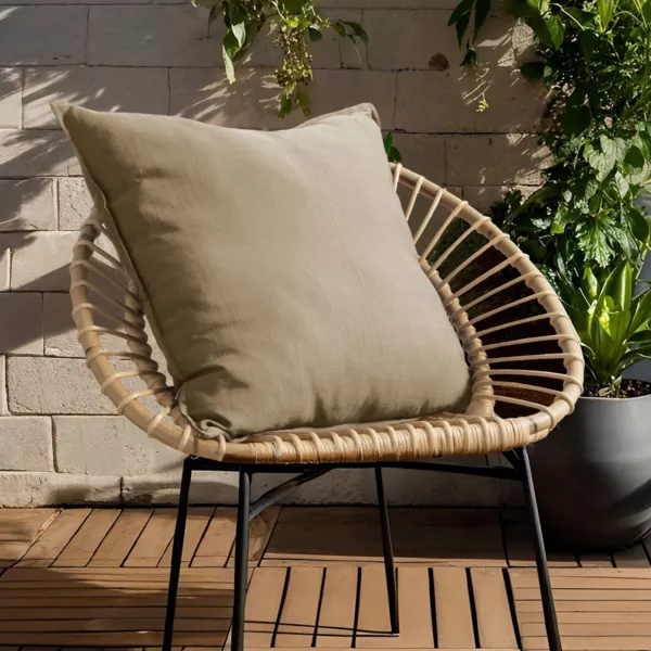 Coussin ext�rieur carr� (60 x 60 cm) Sunset Taupe