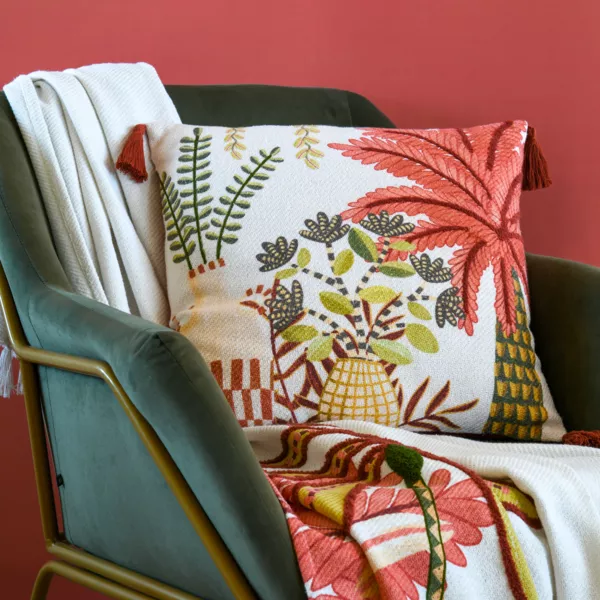 Coussin carr� coton (45 x 45 cm) Maota Multicolore