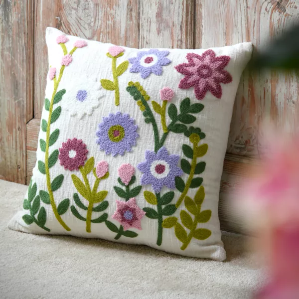 Coussin carr� (45 x 45 cm) Rozaria Multicolore