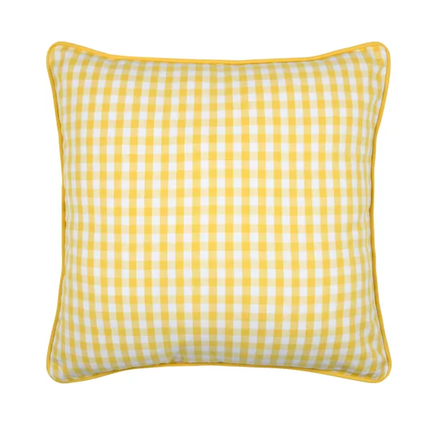 Coj�n Cuadrado de Algod�n (45 x 45 cm) Bardot Amarillo