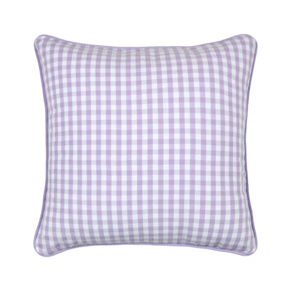 Coussin carr� coton (45 x 45 cm) Bardot Violet