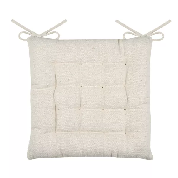 Coussin de chaise carr� (40 x 40 cm) Monaco Ecru