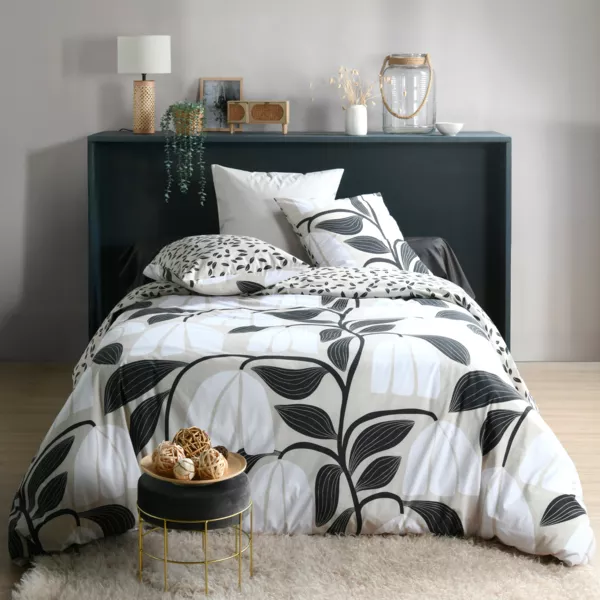 Housse de couette percale de coton (240 x 220 cm) Joyna Beige