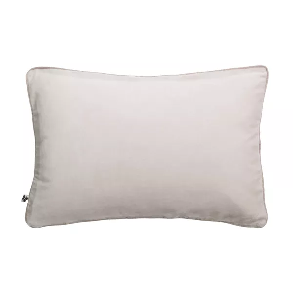 Cuscino rettangolare in velluto di cotone (40 x 60 cm) Victor Beige pampa