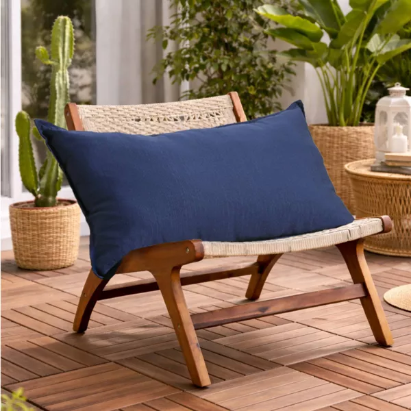 Coussin ext�rieur rectangulaire (50 x 80 cm) Sunset Bleu nuit