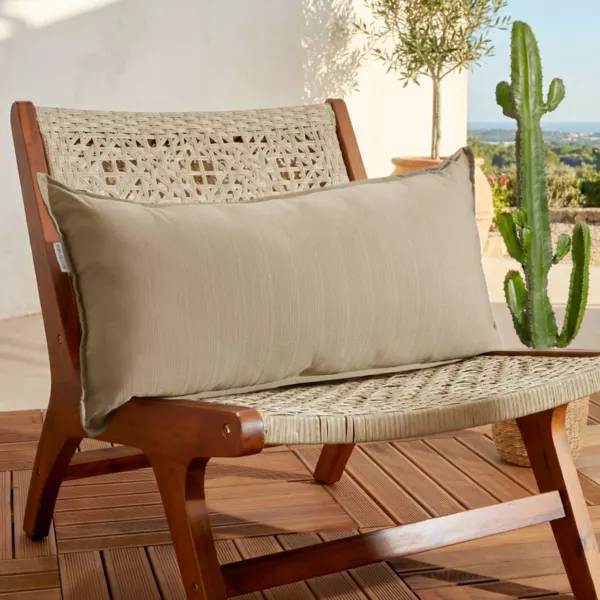 Coussin ext�rieur rectangulaire (35 x 70 cm) Sunset Taupe