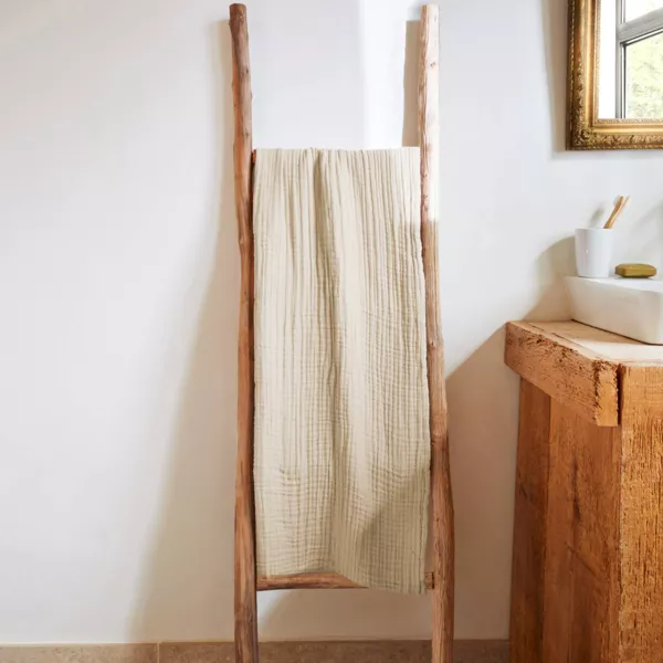 Badhanddoek katoengaas (70 x 130 cm) Ga�a Beige