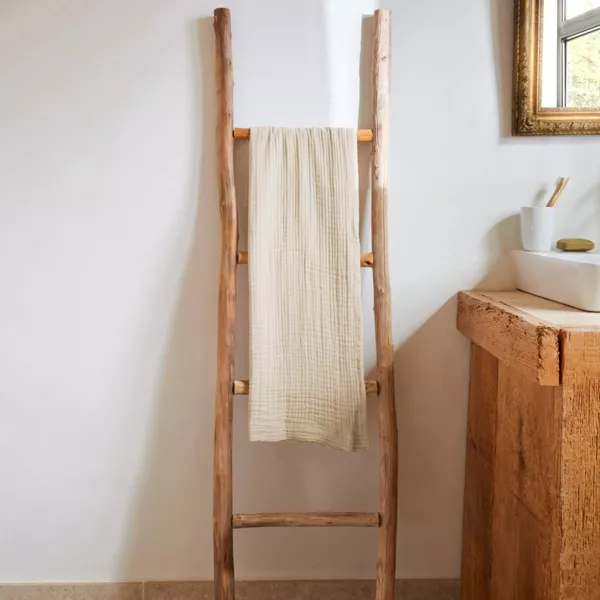 Badhanddoek katoengaas (50 x 90 cm) Ga�a Beige