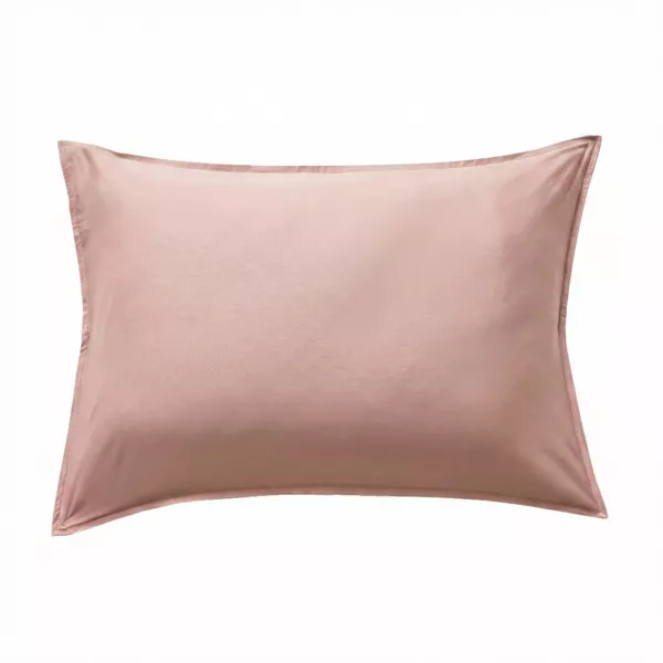 Rechteckiger Bambus-Satin-Kissenbezug (50 x 70 cm) Sienna Rose blush