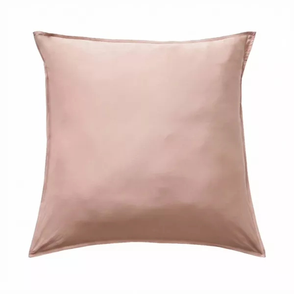 Taie d'oreiller carr�e satin de bambou (63 x 63 cm) Sienna Rose blush 