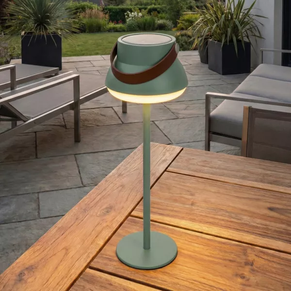 Zonnetafellamp 100 lumen (H36 cm) Tokyo Mintgroen