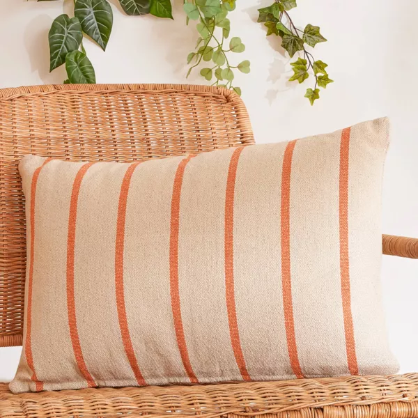 Udendørs pude i rektangulær bomuldslærred (60 x 40 cm) Ocealys Korall