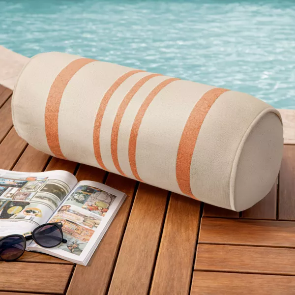 Buitenkussen polochon (20 x 45 cm) Nautira Oranje