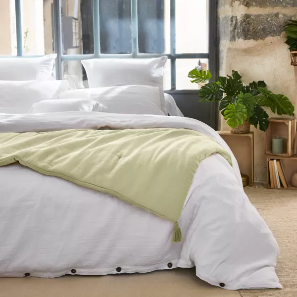 Bedloper Katoengaas (90 x 200 cm) Ga�a Lindegroen