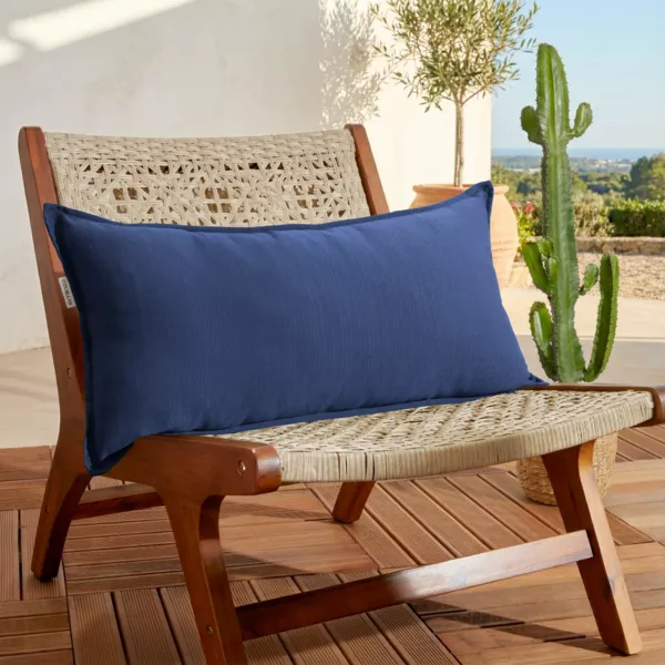 Cuscino da esterno rettangolare (35 x 70 cm) Sunset Blu notte