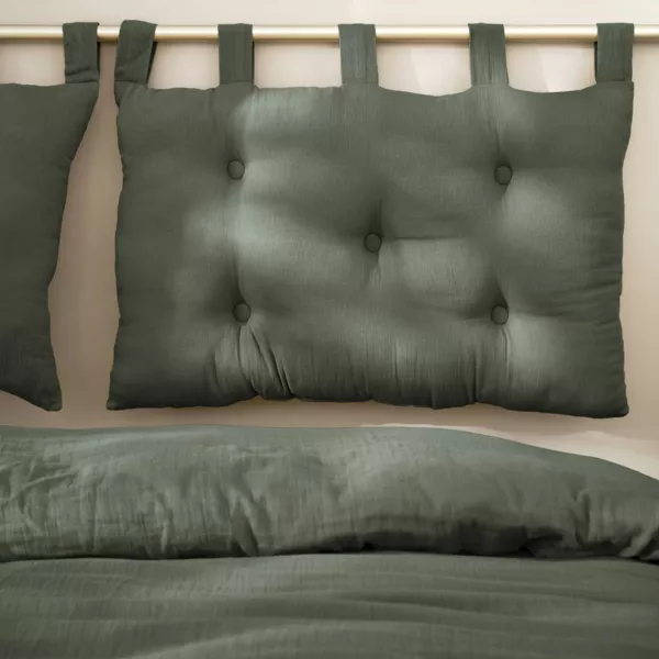 Kopfteil-Kissen Musselin (80 x 50 cm) Ga�a rosmaringr��n