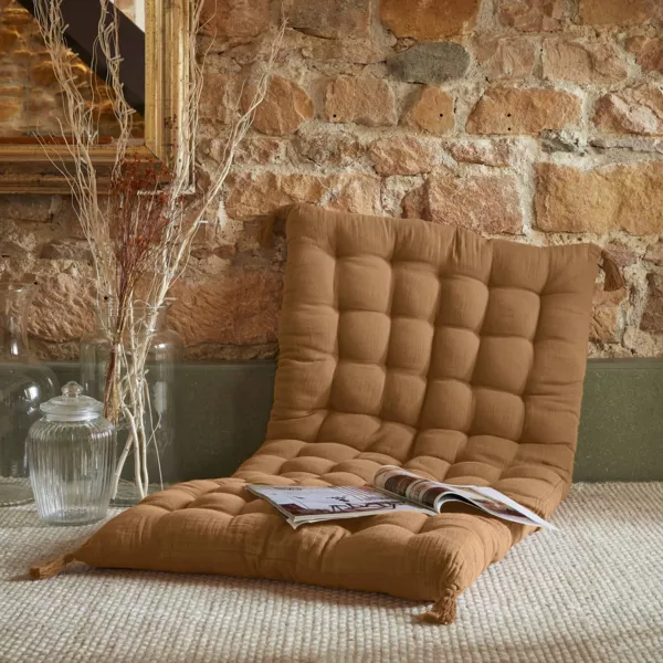 Matelas de sol gaze de coton (60 x 120 cm) Ga�a Camel