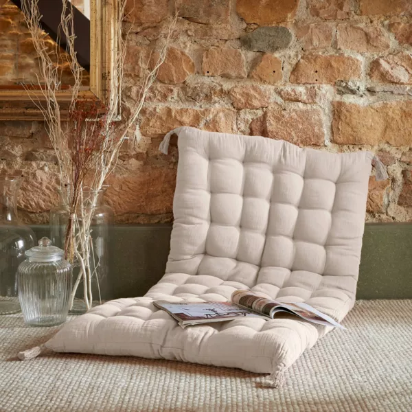 Materassino da pavimento garza di cotone (60 x 120 cm) Ga�a Beige pampa