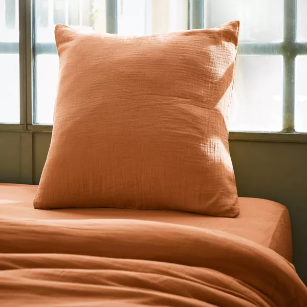 Pudebetr�k i bomuldsgaze (60 x 60 cm) Ga�a Abrikos