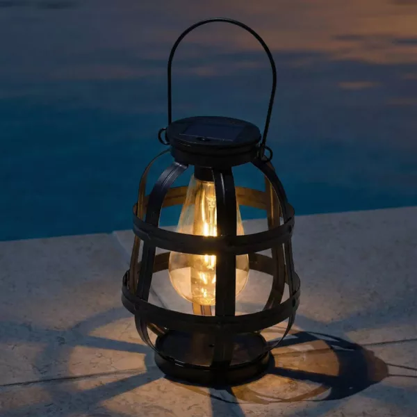 Linterna solar LED  Julia - Negro