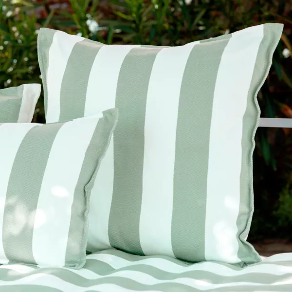 Housse De Coussin Ext rieur Carr e D perlante 60 X 60 Cm Noa Vert 