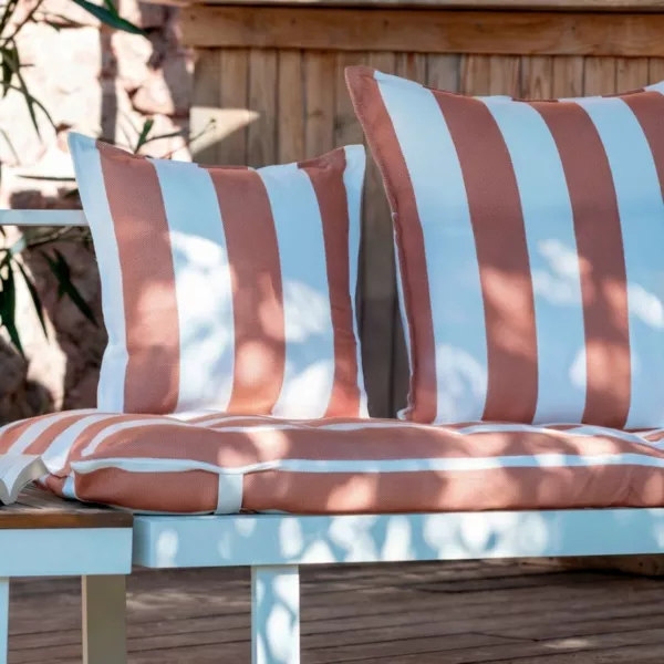 Copricuscino quadrato per esterno idrorepellente (45 x 45 cm) Noa Mattone