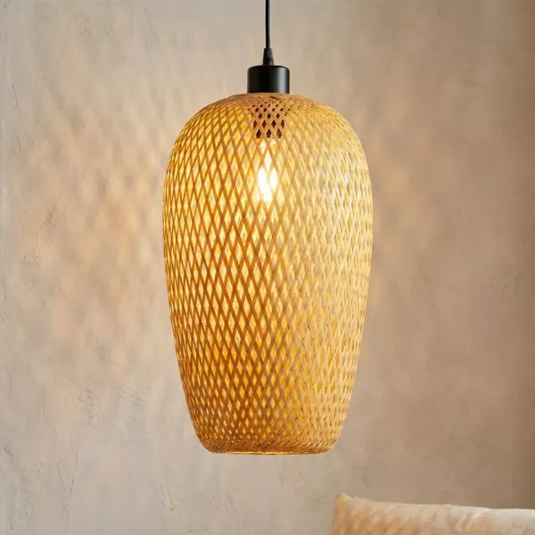 Lampada a sospensione in bamb� (H35 cm) Fuengirola naturale