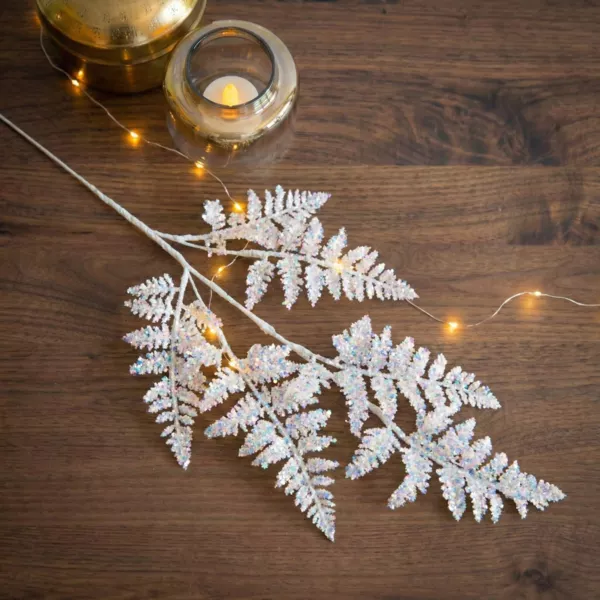 Branche de feuille (H69 cm) Foug�re Royale Iris�e 