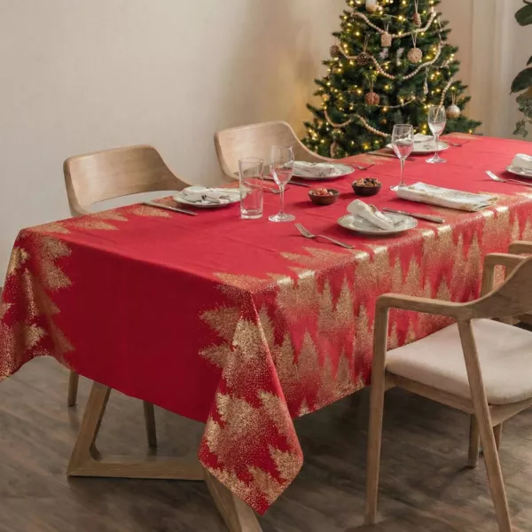 Mantel rectangular (L360 cm) Sapin Rojo