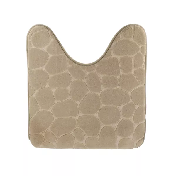 Toilettenvorleger mit Memory-Schaum (45 x 50 cm) Galeo Taupe