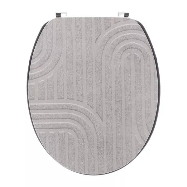 Toiletbril hout 18 inch Minimalist Beige greige