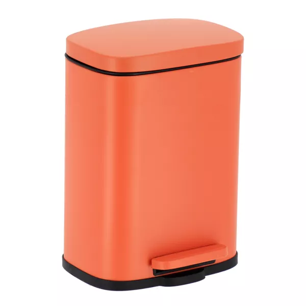 Poubelle salle de bain m�tal avec frein de chute Boho-chic Terracotta