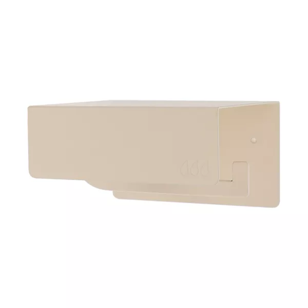 Toiletrolhouder voor aan de muur, zelfklevend, metaal, Boho-chic Beige greige
