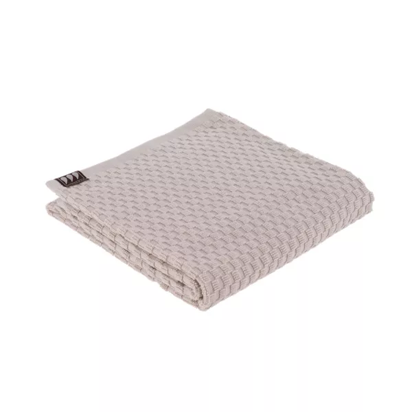 Serviette de bain coton (50 x 90 cm) Boho-chic Beige gr�ge
