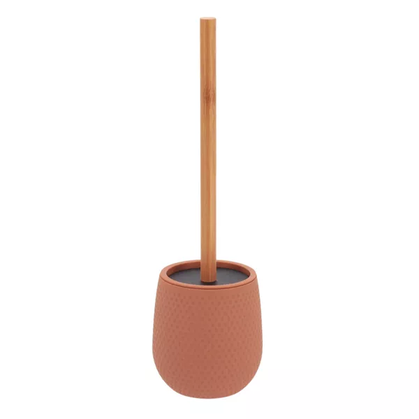 Scovolino per WC in bamb� e ABS a nido d'ape Bania Cappuccino