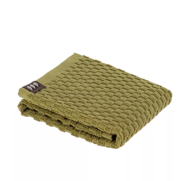 Baumwoll-Badetuch (30 x 50 cm) Boho-Chic Olivgr�n