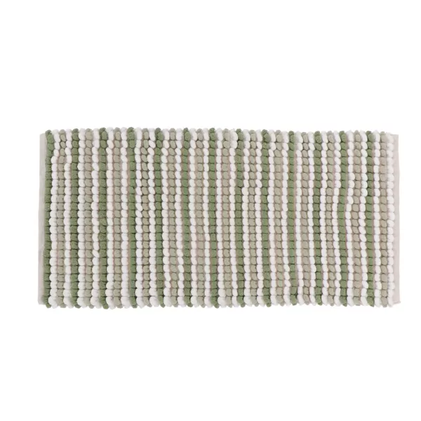 Tapis de bain rectangulaire coton (45 x 90 cm) Mismo Vert