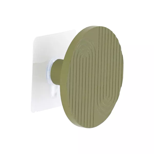 Pat�re adh�sive bambou (8 cm) Boho-chic Vert olive