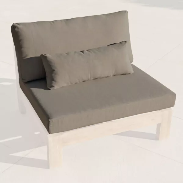 Vervangende kussenhoezen voor Born�o Lichtgrijze Fauteuil