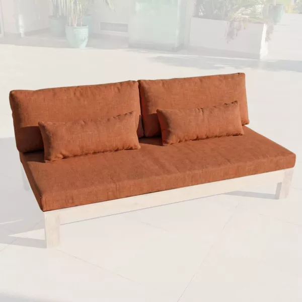 Vervangende kussenhoezen voor 3-zits bank Born�o Terracotta