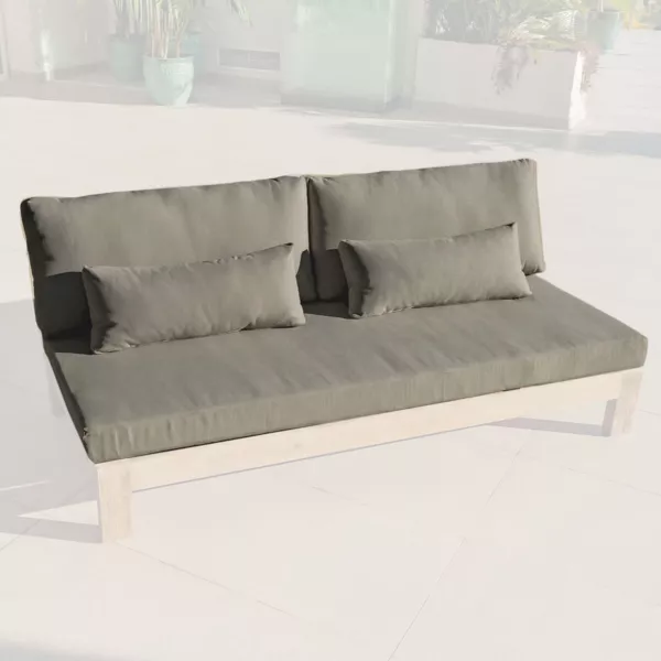 Ersatzkissenbez�ge f�r 3-Sitzer-Sofa Born�o Hellgrau